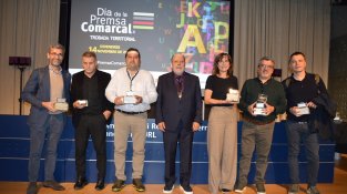 Ponents de la sessió de tarda del Dia de la Premsa Comarcal 2025