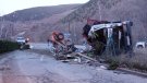 Accident d'un camió a l'entrada nord de Setcases