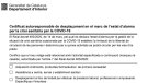Protecció Civil edita un model de certificat autoresponsable de desplaçament en el marc de l'estat d'alarma
