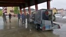 Asmitec, Pideca i Sodeca fan una demostració de la màquina de desinfecció a Campdevànol 