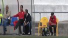 Relleu a la banqueta del primer equip del Club Esportiu Abadessenc 