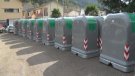 Desenes de contenidors esperen el seu destí final a Campdevànol 