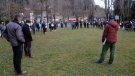  Concentració d'empresaris del Ripollès per reclamar un «pla de rescat immediat»