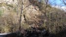 Tallada la carretera de Sant Joan a Ogassa per una esllavissada