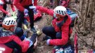 Rescaten a un ciclista ferit a Ogassa