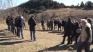 Camprodon inaugura el plafó de la ruta dels maquis