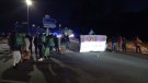 'Stop JJOO' talla la C-17 entre Ripoll i Planoles