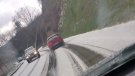 Un accident obliga a tallar la N-260 a Sant Joan de les Abadesses després d'una intensa calamarsada