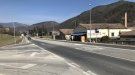 El carril central de la cruïlla de Can Villaura de Ripoll es pintarà de vermell