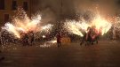 Gran estrena del nou drac de foc de les Diabladesses de Sant Joan