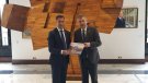 Trobada del president de la Diputació de Girona amb el lehendakari basc